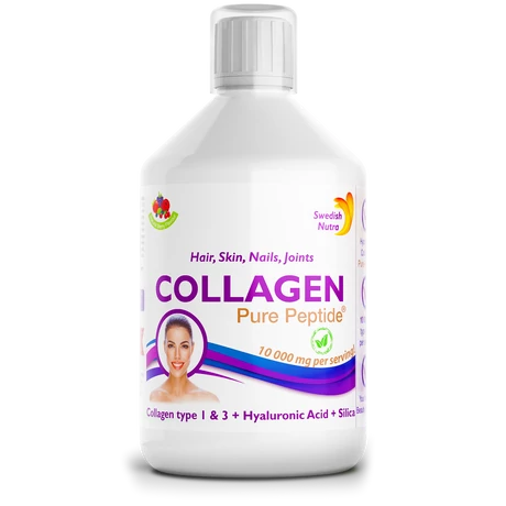 Swedish Nutra Collagen 10000mg Bovine 500ml (marha kollagén)
