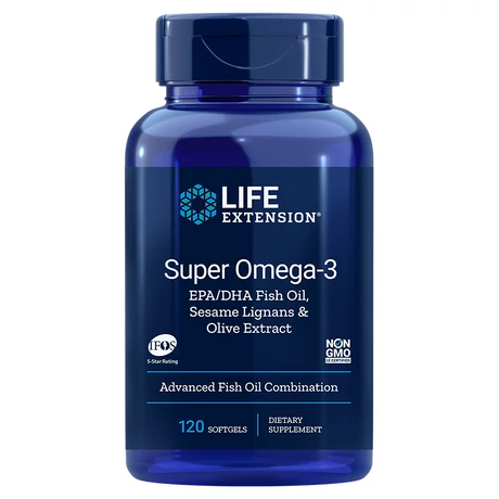 Life Extension Super Omega-3 EPA/DHA Fish Oil (omega 3 halolaj)