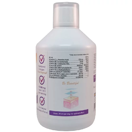 Swedish Nutra Collagen 10000mg Bovine 500ml Sugar-Free (marha kollagén, cukormentes)