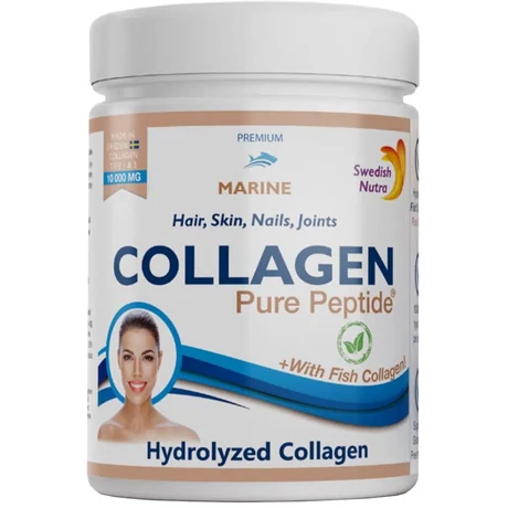 Swedish Nutra Collagen Powder 10000mg Fish 300g (hal kollagén por)