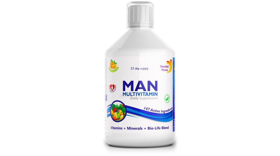 Swedish Nutra Man Multivitamin 500ml (férfi)